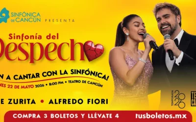 ¡Vamos a cantar con la “Sinfonía del Despecho”! La Orquesta Sinfónica de Cancún invita a cantar y conectar con la memoria emocional de la ciudad
